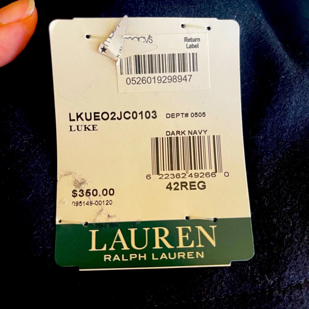 Pea Coat Ralph Lauren, new, navy blue